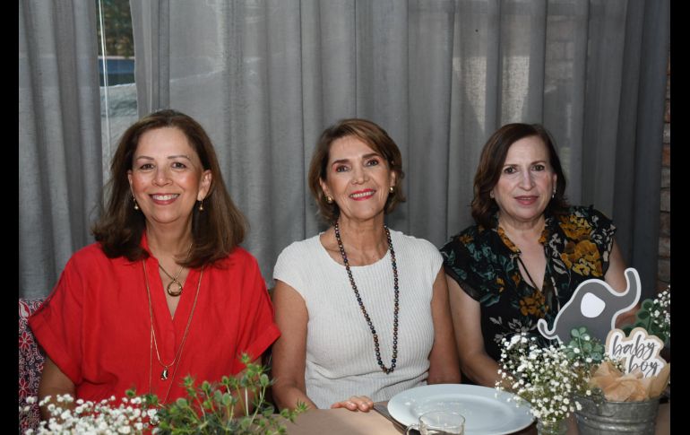 Marilú Rodríguez, Georgina García y Leticia Champion. GENTE BIEN JALISCO/ M. Rached