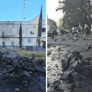 No sólo Acámbaro; también explota coche bomba en Jerécuaro