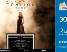 Los boletos estarán disponibles en la preventa Citibanamex el 30 de octubre. ESPECIAL