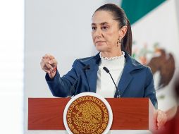 La presidenta Claudia Sheinbaum Pardo llamó a la ciudadanía a elegir a los jueces, magistrados y ministros de la Suprema Corte de Justicia de la Nación el próximo 1 de junio del 2025, ya que consideró que así se construye la democracia. EFE / ARCHIVO