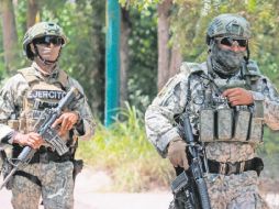 El Ejército mexicano ha participado en los enfrentamientos que han dejado decenas de muertos. AFP