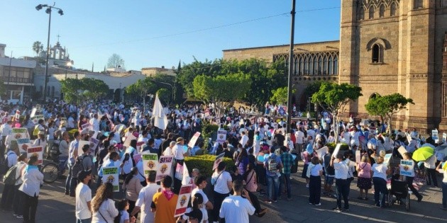 Toman las calles manifestantes pro vida para marchar en contra del ...
