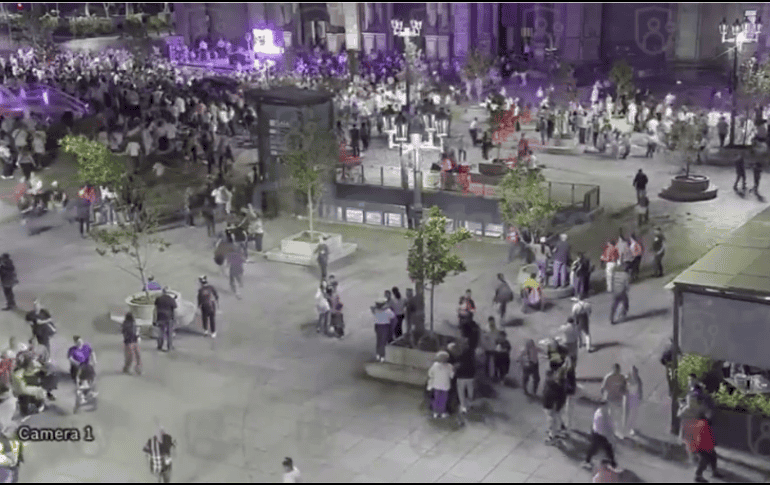 Verónica Delgadillo, Presidenta municipal de Guadalajara, informó que ya se está atendiendo a las personas lesionadas. ESPECIAL.