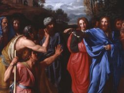 «Al oír que el que pasaba era Jesús Nazareno, comenzó a gritar: “¡Jesús, hijo de David, ten compasión de mí!”». WIKIPEDIA/«Cristo curando al ciego», de Nicolas Colombel