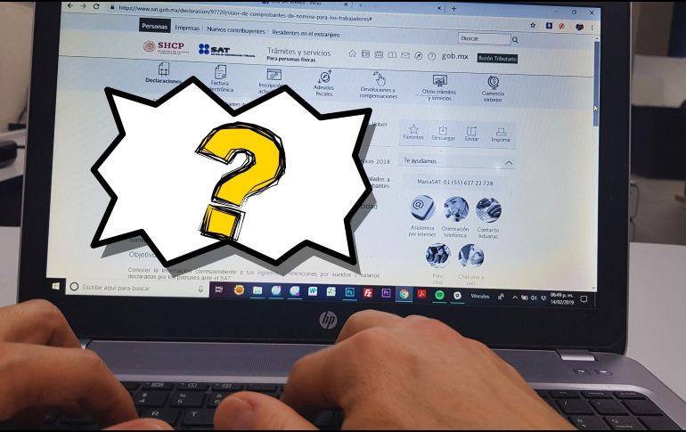 Contadores señalan que con este error, lo que podría pasar es que no se puedan presentar declaraciones ni avisos, así como tampoco se podrían emitir y cancelar facturas. EL INFORMADOR / ARCHIVO
