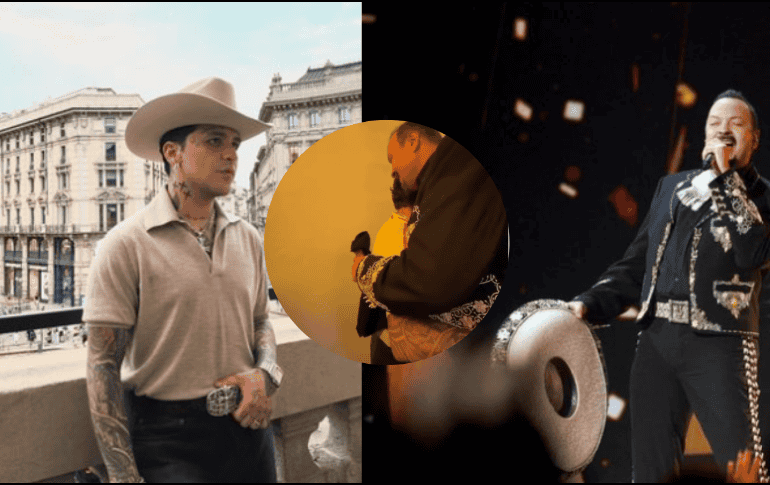 Los cantantes Pepe Aguilar y Christian Nodal habían estado envueltos en rumores que sugerían que se encontraban distanciados. INSTAGRAM/ pepeaguilar_oficial/ nodal