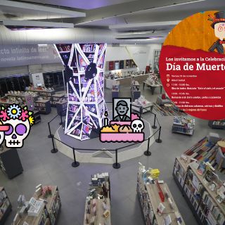 Celebra el Día de Muertos entre libros en la Librería Carlos Fuentes
