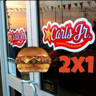 Carls Jr lanza 2x1 en hamburguesas solo HOY 30 de octubre en estas sucursales