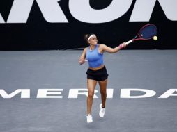 Con la esperanza de mantener el paso y conseguir el empate, Ana intentó frenar el ataque de Sorribes, sin embargo, la española no se doblegó. ESPECIAL / Mérida Open