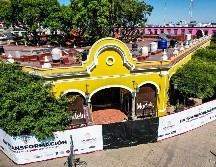 Más de 400 personas se quedaron sin empleo tras el derrumbe de una parte del exterior del El Parián. EL INFORMADOR/ A. Navarro.