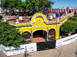 Más de 400 personas se quedaron sin empleo tras el derrumbe de una parte del exterior del El Parián. EL INFORMADOR/ A. Navarro.