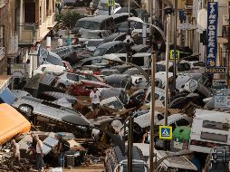 Las intensas lluvias de la fuerte dana afectaron al sur y al este de la península ibérica. EFE/Biel Aliño