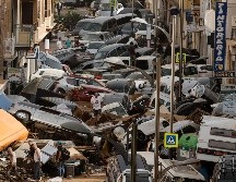Las intensas lluvias de la fuerte dana afectaron al sur y al este de la península ibérica. EFE/Biel Aliño
