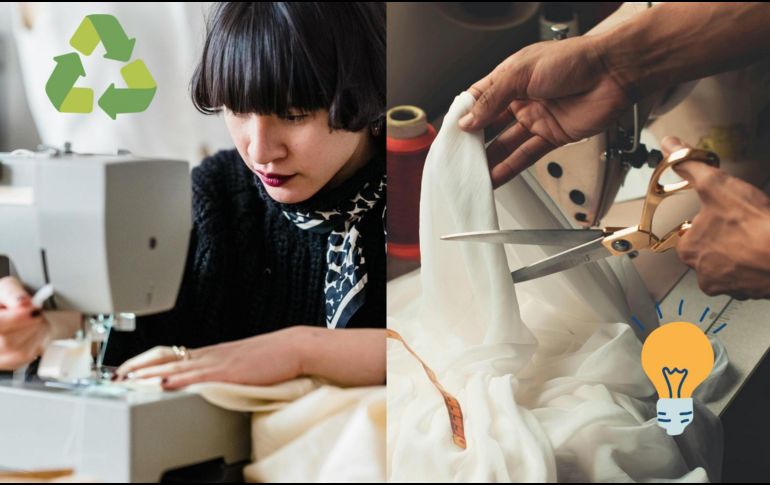 Recientemente, han surgido diferentes técnicas para reutilizar la ropa vieja. ESPECIAL/Pexels y Canva