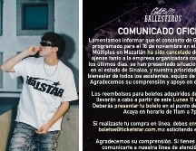 El concierto de Gabito Ballesteros en Mazatlán ha quedado cancelado. ESPECIAL / INSTAGRAM @gabitoballesteros