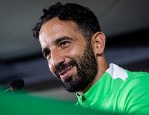 Rúbem Amorim en su última conferencia de prensa con su anterior equipo, el Sporting de Portugal. EFE / EPA / JOSE SENA GOULAO