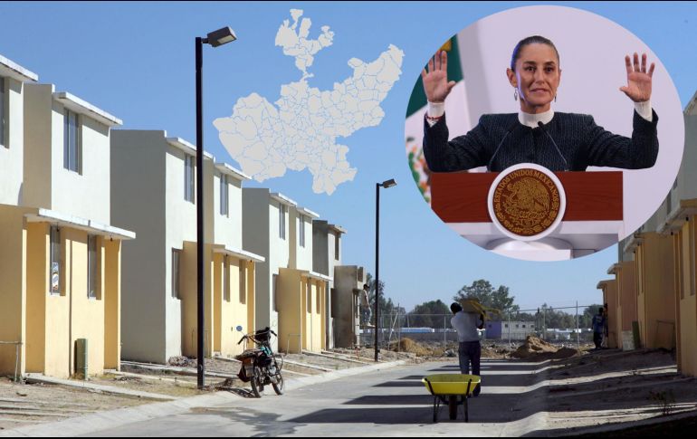 Según el proyecto planteado por Claudia Sheinbaum, del total de viviendas nuevas, 228 mil 800 se proyectan en la región Centro-Norte del país, donde se incluye el estado de Jalisco. EL INFORMADOR/ ARCHIVO