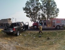 La colisión sucedió a dos kilómetros de Teocaltiche en la carretera estatal Jalostotitlán-Tepatitlán. ESPECIAL