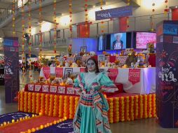 En el acceso principal del Estadio AKRON fue donde se estableció el altar de muertos. EL INFORMADOR.