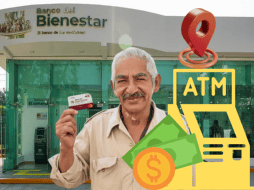 Conoce cuál o cuáles son los cajeros del Banco Bienestar más cercanos a tu hogar para que cobres tu pensión del programa social. ESPECIAL/ CANVA