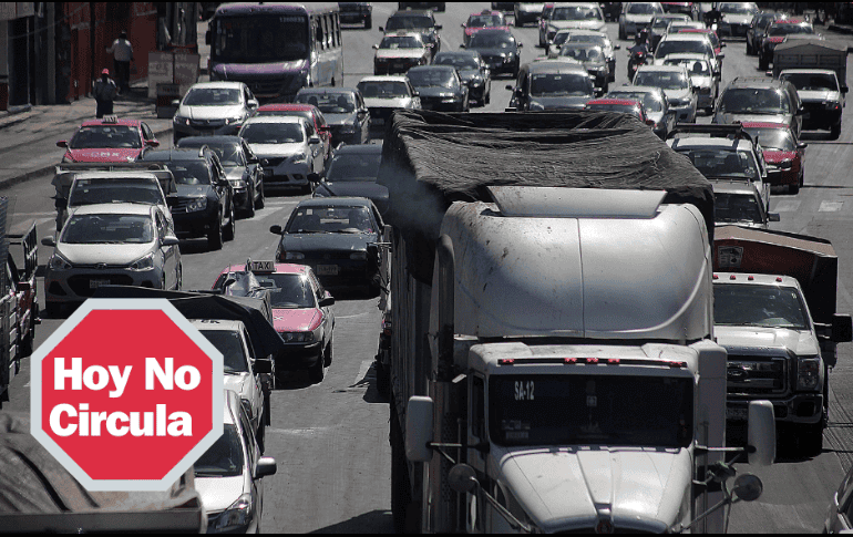 El  Hoy No Circula aplica en las 16 alcaldías de la CDMX y en 18 municipios de Edomex. ESPECIAL/SUN/ARCHIVO.