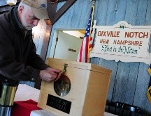 La tradición de votar en los primeros minutos de la jornada electoral en Dixville Notch se remonta a 1960; los últimos comicios allí han estado relativamente alineados con la tendencia a nivel nacional. XINHUA/Archivo
