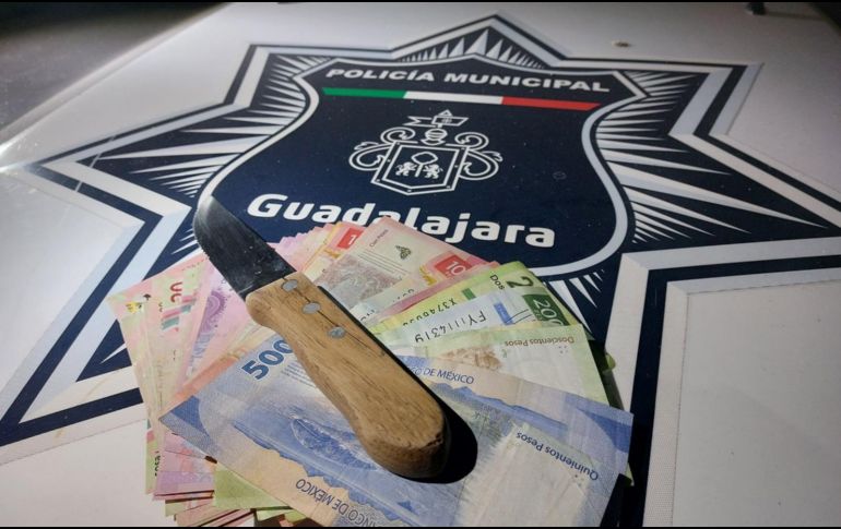 El detenido fue puesto a disposición de las autoridades del ministerio público para determinar su situación legal. ESPECIAL/Policía de Guadalajara