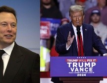 Musk hace parte de los invitados cercanos que esperarán el conteo de votos en la residencia de Trump. ESPECIAL/AFP/Archivo y EFE/CJ GUNTHER