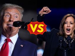 El resultado del ganador depende de varios factores políticos, sociales y económicos que están en constante evolución. ESPECIAL/AP/Evan Vucci y EFE/EPA/JIM LO SCALZO