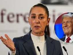 Trump (2017-2021) se proclamó este miércoles ganador de las elecciones en Estados Unidos, ante ello, así reaccionó Sheinbaum. AP / F. LLANO / E. VUCCI