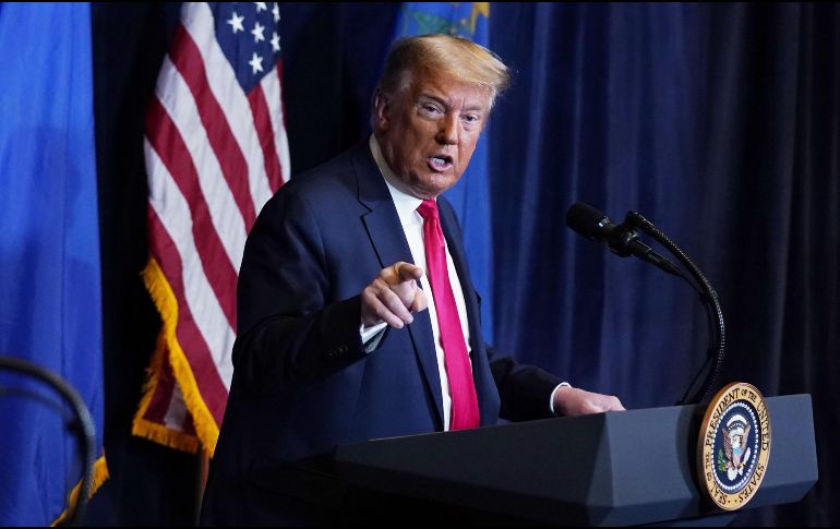 La 22ª Enmienda de la Constitución de Estados Unidos permitió la reelección de Donald Trump. AP/ARCHIVO