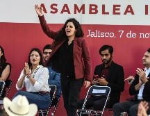 La dirigente del partido Morena a nivel nacional dijo que en los próximos días iniciarán una campaña de afiliación mediante la cual se busca afiliar a más de 10 millones de personas en el país y un millón en Jalisco. EL INFORMADOR/A. Navarro.