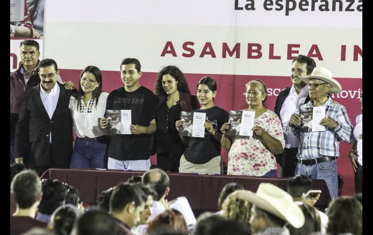 La dirigente del partido Morena a nivel nacional dijo que en los próximos días iniciarán una campaña de afiliación mediante la cual se busca afiliar a más de 10 millones de personas en el país y un millón en Jalisco. EL INFORMADOR/A. Navarro.