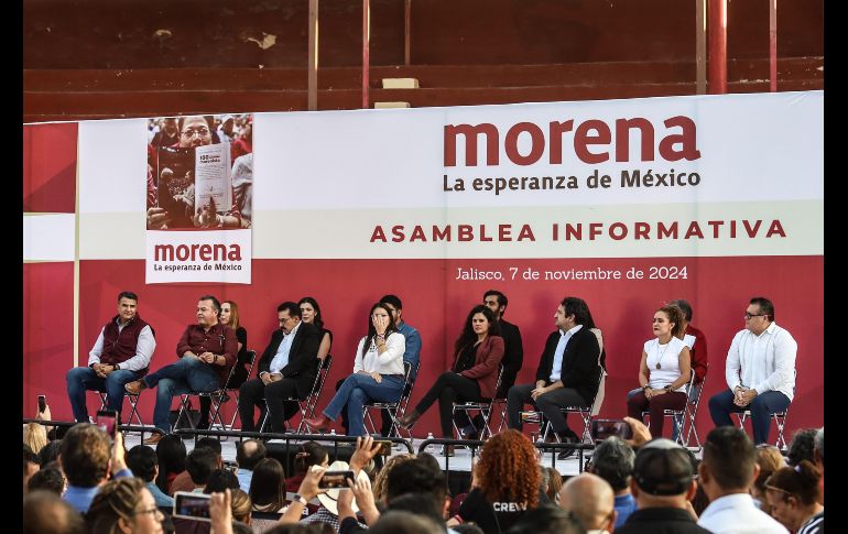 La dirigente del partido Morena a nivel nacional dijo que en los próximos días iniciarán una campaña de afiliación mediante la cual se busca afiliar a más de 10 millones de personas en el país y un millón en Jalisco. EL INFORMADOR/A. Navarro.