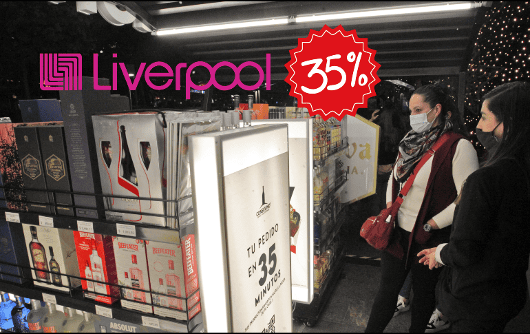 Liverpool tiene disponible una amplia gama de licores, desde tequilas y rones hasta whiskies y ginebras. EL INFORMADOR / ARCHIVO