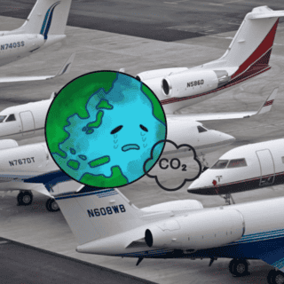 Estudio revela el impacto ambiental de los vuelos en jets privados