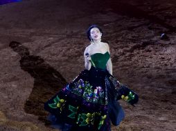 Ángela Aguilar durante una presentación en la Plaza de Toros. ARCHIVO / Agencia EL UNIVERSAL