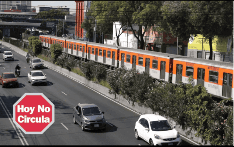 El Hoy No Circula Sabatino, limita la circulación de los autos en función del último dígito de la placa y el color del engomado. ESPECIAL/SUN/ARCHIVO.