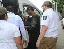 La FGEO indicó que el operativo se llevó a cabo este jueves, en un domicilio ubicado en la colonia (barrio) Gustavo Pineda de la Cruz, en el municipio de Juchitán de Zaragoza. EFE/ J. Blanco.