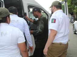 La FGEO indicó que el operativo se llevó a cabo este jueves, en un domicilio ubicado en la colonia (barrio) Gustavo Pineda de la Cruz, en el municipio de Juchitán de Zaragoza. EFE/ J. Blanco.