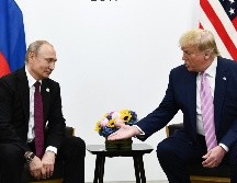 Vladímir Putin y Donald Trump, en una foto de archivo. AFP