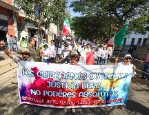 “La lucha aún no termina, aún quedamos muchos mexicanos que no queremos la reforma y que estamos dispuestos a salir a marchar