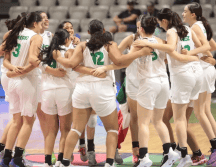 La Selección Mexicana Femenil de baloncesto en el torneo celebrado en Irapuato. X / @COM_Mexico