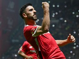 Paulinho en festejo de gol durante el partido de la jornada 17de la Liga BBVA MX. IMAGO7