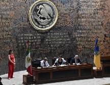 Partidos opositores mostraron su desacuerdo con el reparto de comisiones legislativas. ESPECIAL/ Congreso de Jalisco