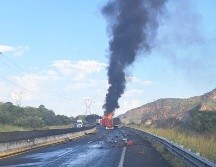 Elementos de Protección Civil y Bomberos de Nayarit ya se dirigen a la zona del siniestro para ayudar en las labores de auxilio. ESPECIAL