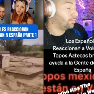 Españoles se conmueven con el apoyo de los Topos mexicanos en Valencia