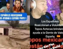 En redes sociales víctimas directas de la Dana en Valencia se emocionan con la llegada de los Topos Azteca Mexicanos a la zona del siniestro. TIKTOK/eltitoenmexico