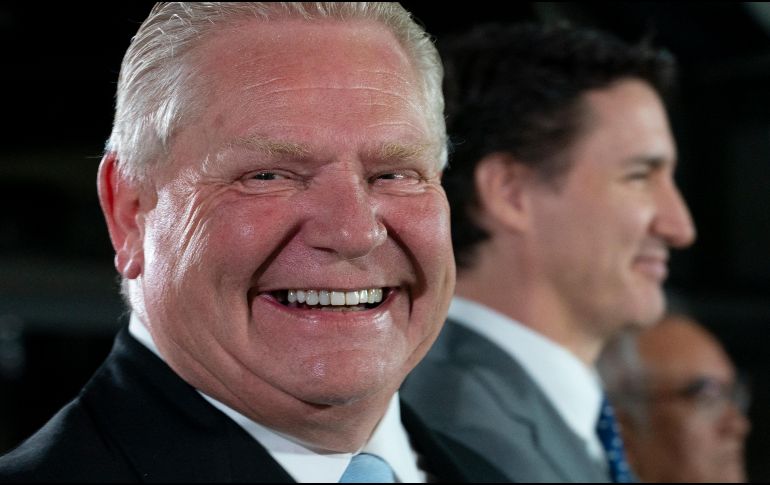 Doug Ford, jefe de gobierno de Ontario, la mayor provincia de Canadá. AFP / ARCHIVO