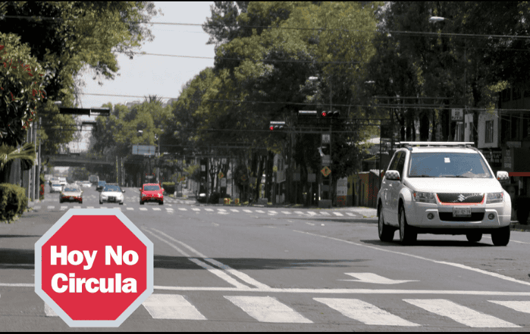 El Hoy No Circula aplica en las 16 alcaldías de la CDMX y en 18 municipios de Edomex. ESPECIAL/NOTIMEX/ARCHIVO.